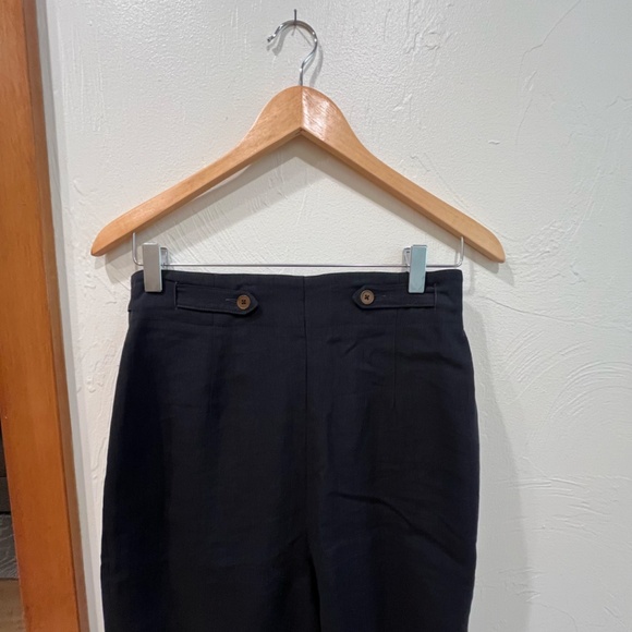Women's Vintage Escada Linen Pants - Picture 3 of 7
